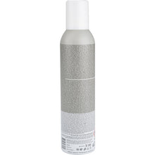 A gray-white aerosol can with a white cap, labeled "Cleansing Foam, 400 ml" from Abena Re-Seller GmbH, is depicted from the back with dense product information and instructions for facial cleansing and makeup removal. Packaged in a box of 6.