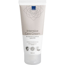 A pack with 12 x 100 ml Abena Re-Seller GmbH fat cream, vegan and dermatologically tested, contains 70% lipids, is free from dyes and perfumes - ideal for sensitive, dry or cracked skin.