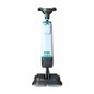 The white-gray Arcora Tiger 40 floor cleaning machine from Arcora International GmbH stands upright with two round brushes at the base and a control handle for professional floor cleaning. The delivery is made in a carton (1 piece).
