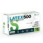 A box of Altruan Latex 500 disposable gloves, natural, size 7S. Contains 100 pieces, powder-free and non-sterile. Product details in German and English. Ideal for anyone looking for high-quality Altruan latex gloves.