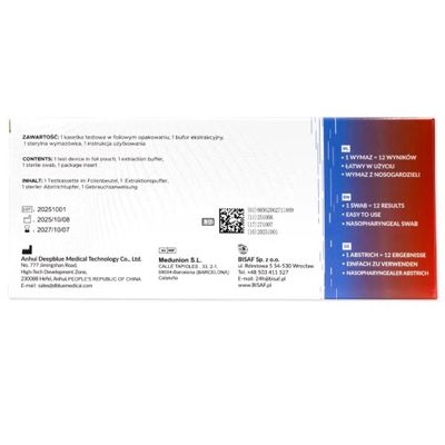 Combo 12in1 with Pneumococci + Legionella + Whooping Cough | Package (1 Test) 