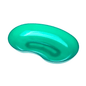 A turquoise AMPri MED-COMFORT plastic kidney bowl 24 cm 600 ml by AMPri Handelsgesellschaft mbH is designed to collect bodily fluids. This medical aid has a smooth, shiny surface and is often used in healthcare for patients who are nauseous or recovering from surgery. It is available in various colors.