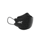 The Altruan designer face mask particle-filtering (FFP2 standard) in black impresses with a simple geometric pattern with an embroidered white tiger on the side. This mask offers ear loops and an ergonomic fit for added comfort and is available in a pack of 10 masks.