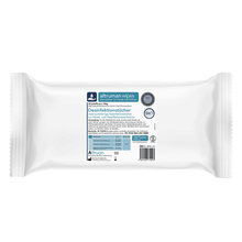 A pack of Altruan disinfectant wipes in white packaging. The packaging displays the brand name, a product description in several languages, and medical certificates. These alcohol-free disinfectant wipes, labeled as surface disinfectant, are available in packs of 150 wipes with a weight of 1100 grams and are sold as Altrufect® Wipes, refill pack of 150 wipes.