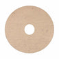A flat, round, beige disc with a center hole, similar to the Arcora Felt Professional Sheep Wool Polishing Pad (17", 432 mm) from Arcora International GmbH for polishing wooden floors with machines up to 350 RPM. The background is white.