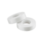 Two rolls of B.Braun ASKINA Silk adhesive plaster with dimensions 2.5 cm x 5 m are stacked on a white background. Manufactured by B. Braun Deutschland GmbH & Co. KG, these skin-friendly tapes offer secure adhesion for medical or general use. Each roll features a central cardboard core that ensures easy application and reliable performance.