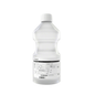 The B. Braun Aqua Ecotainer® Topical Rinse, a transparent plastic bottle with a capacity of 1000 ml, is made from eco-friendly polypropylene. It features a white cap and is labeled with various symbols and texts, including the B. Braun branding and instructions for using the topical rinse.
