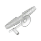 The B. Braun fingertip for suction (100 pieces) from B. Braun Deutschland GmbH & Co. KG is a transparent hose connection with barbed ends and a valve handle for fingertip control - ideal for sterile, intermittent suction applications.