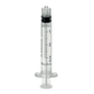 The B. Braun Omnifix® Luer Lock Solo disposable syringe from B. Braun Deutschland GmbH & Co. KG is a transparent plastic syringe with a capacity of 3 ml, with side measurement markings and a Luer lock adapter for secure needle attachment. It is ideal for intravascular injections and features a plunger at one end that is simple yet functional in design.
