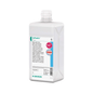 The 1000 ml bottle "B. Braun Softaskin® Wash Lotion" is white with a multilingual label indicating the gentle and environmentally friendly formula. It has a screw cap and bears the inscription "B. Braun Deutschland GmbH & Co. KG" on the bottom. This makes it an excellent choice for users who value microplastic-free products.
