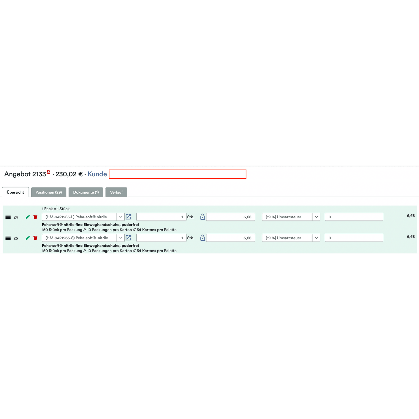 A German WooCommerce B2B interface from Altruan features the "Shopify B2B Order Tool: Order tool with order reminder and customer-specific prices," offering options for quantity, packaging, tax rate, and custom prices; total price: €230.02 for two items.