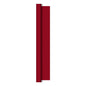 A vertical, rectangular strip of deep red Duni Dunicel tablecloth rolls (1.18 m x 10 m) from Duni GmbH is partially rolled inward on both sides and casts a soft shadow on a plain white background.