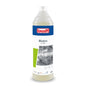 The dishwashing liquid Buzil Bistro G 435 Intensive Kitchen & Grease Cleaner from BUZIL-WERK Wagner GmbH & Co. KG is available in a tall bottle with a blue cap and kitchen label. The 1-liter cleaner ensures hygienically clean surfaces and provides pH-value information as well as brand details.