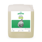 The rectangular container of the 10-liter kitchen and grease cleaner Buzil Vamat®+ Fett Ex P 940 Ecological Kitchen & Grease Cleaner is labeled with a kitchen image and pH value information. The effective cleaning agent from BUZIL-WERK Wagner GmbH & Co. KG is equipped with a screw cap for convenient use.