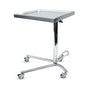 The Novocal operating table made of stainless steel features a swiveling, removable tray and is ideal for flexible use in the operating room or clinical area. Package: 1 piece.