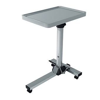 The Novocal operating table made of stainless steel features a swivel, removable shelf and is ideal for medical facilities. Package: 1 piece.