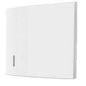 The CWS front panel for the Paper Slim folded paper towel dispenser is a simple, rectangular white panel with a small vertical slot at the bottom left, depicted from an angled perspective.