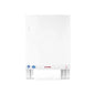 The CWS front panel for the Dry Slim fabric towel dispenser is a white, wall-mounted cover with a simple design and blue/red symbols, ideal for updating your CWS Dry Slim fabric towel dispenser.