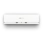 The CWS front panel for the Air Bar fragrance dispenser by CWS features a minimalist, rectangular white design and is isolated on a plain white background. The modern look is complemented by a sleek display panel that can be effortlessly mounted on the wall.