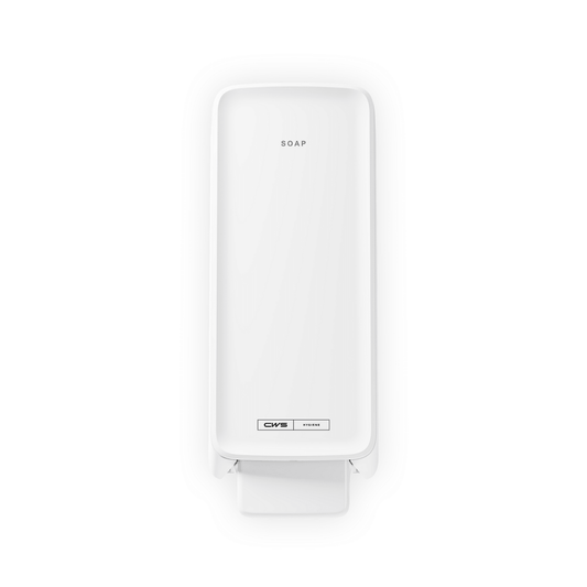 Foam soap dispenser in white