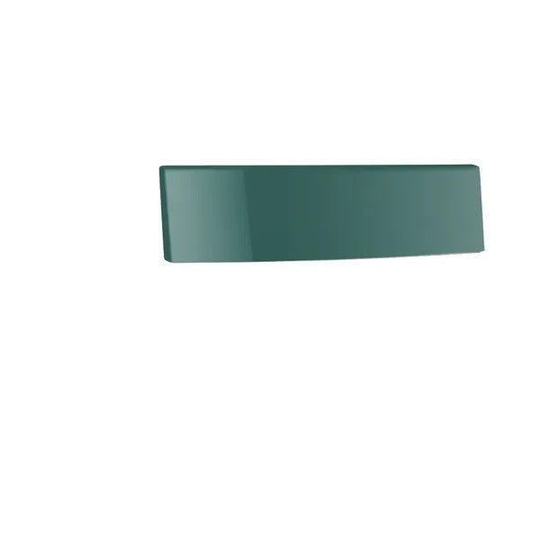 A single glossy dark green CWS front panel for Paradise toilet paper tile by CWS is depicted against a plain white background.