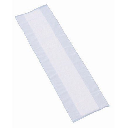 The TASKI flortex V3 dust cloth from Diversey Deutschland GmbH & Co. OHG is a rectangular white mop with light blue edges made of high-quality material - perfect for thorough surface cleaning.