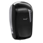 The Soft Care paper towel dispenser from Diversey Deutschland GmbH & Co. OHG is a black paper towel dispenser with a transparent side wall and the Diversey logo, ideal for use with disinfectants in hygiene-sensitive areas.