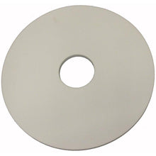 The TASKI WipeOut/Eraser Pad from Diversey Deutschland GmbH & Co. OHG features a smooth, white disc design with a center hole and utilizes advanced eraser technology for effective cleaning.