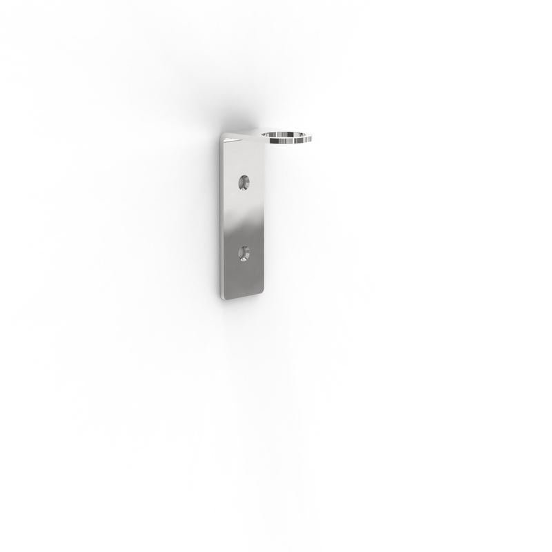 The LAPE wall mount from Diversey Deutschland GmbH & Co. OHG is an affordable wall mount for 1 bottle without a key (pack of 10 pieces), made of metal with two screw holes and an upper ring, easy to install.