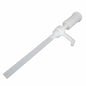The hand pump for 5L canisters from Diversey Deutschland GmbH & Co. OHG dispenses 100ml per stroke, features a long tube and angled spout - ideal for transferring into smaller containers. The package contains 1 piece.