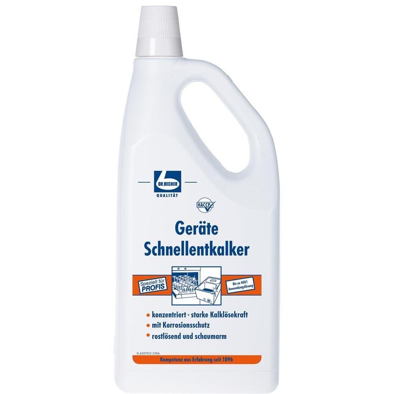 Dr. Becher Devices of fast detacheer