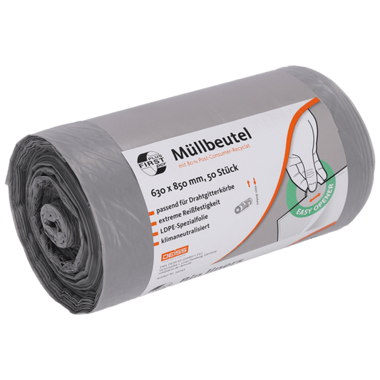 Deiss First Plus PCR garbage bags 80 liters, 34043
