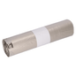 A rolled set of transparent DEISS 29720 garbage bags from EMIL DEISS KG (GmbH + Co.), wrapped with a white band, ideal for efficient waste management.