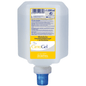 The 1000 ml clear plastic bottle of Dr. Schnell CIMOGEL hand sanitizer by DR.SCHNELL GmbH & Co. KGaA, with a blue dispenser cap and German label, offers hand disinfection and protection against bacteria and viruses.