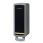 The Dr. Schnell dispenser V10N from DR.SCHNELL GmbH & Co. KGaA is a wall-mounted gray-black dispenser labeled "DR. SCHNELL" with a yellow "DISINFECTION" stripe for the hygienic use of cleaning and disinfecting agents.