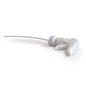 The Dr. Schumacher foam spray head (1 piece) from Dr. Schumacher GmbH is a white plastic trigger sprayer with a long dip tube, ribbed collar, and curved handle - ideal for dispensing disinfectant solutions during cleaning tasks.