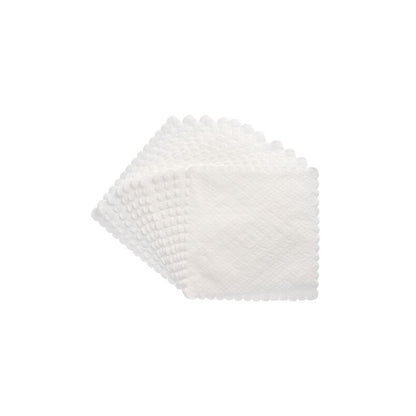 PAPSTAR Dessert doilies 15x15 cm, white - 2000 pieces in foil pack, ideal for desserts and gastronomy. High quality from PAPSTAR GmbH - stylish, textured base for any occasion.