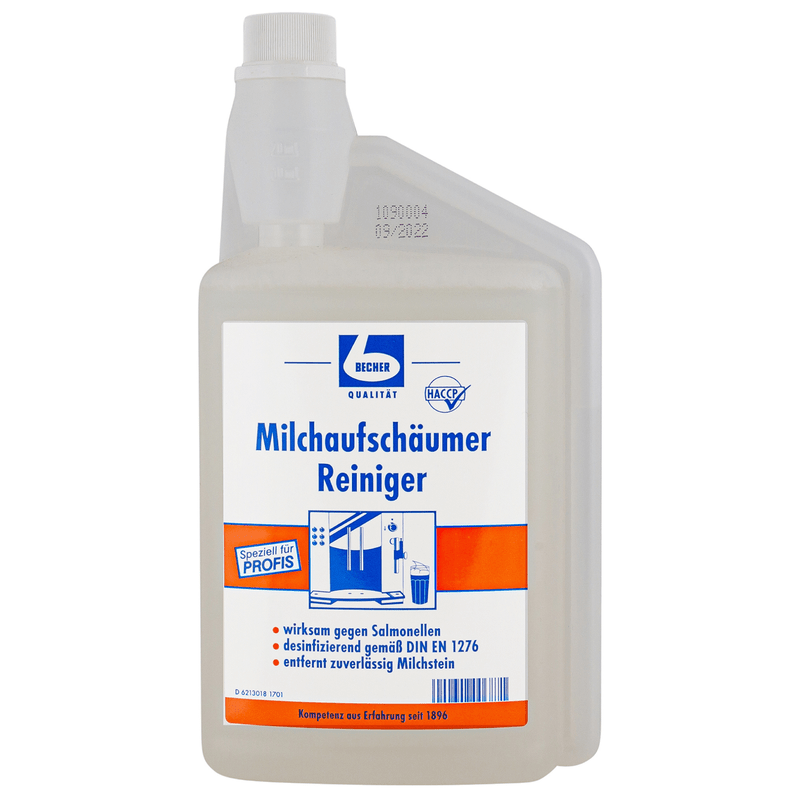 Milk frother cleaner