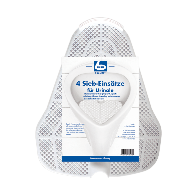 Sieve insert for urinals