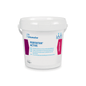 A white plastic container with a capacity of 1 kg and a carrying handle, labeled in multiple languages as "Dr. Schumacher Perfektan® Active Instrument Disinfection" from Dr. Schumacher GmbH. The label serves as product information and emphasizes that it is a peracetic acid powder concentrate, ideal for keeping instruments sterile.