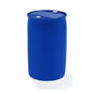 A large blue plastic drum with a closed lid and two white screw caps, ideal for storing Dr. Schnell PEROTEX CF 2000 Chlorine-Free Dish Cleaner by DR.SCHNELL GmbH & Co. KGaA, against a plain white background.