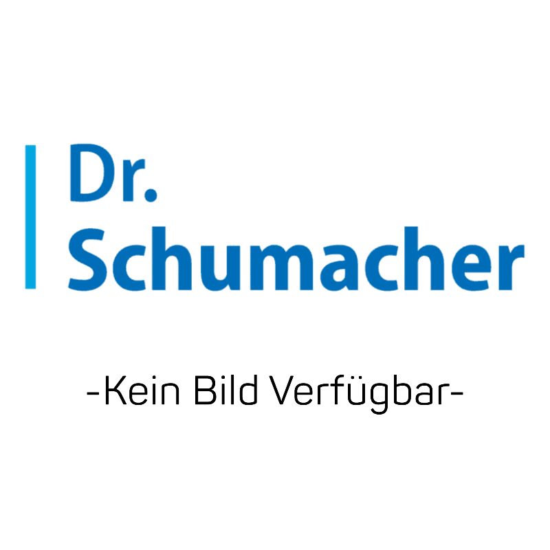 The image shows the logo of Dr. Schumacher GmbH in blue, below it says "-No Image Available-" and serves as a placeholder for products such as the Dr. Schumacher replacement lid natural removal 5L.