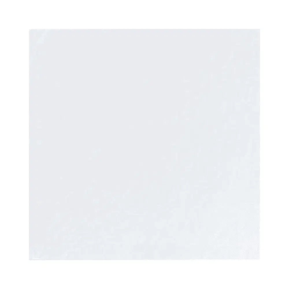 A 2-ply white tissue paper napkin from Duni GmbH measuring 33 x 33 cm with an embossed edge on a light gray background appears unused.