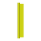 A vertical yellow rectangle with shaded black edges creating a 3D effect is centered on a white background. It resembles the elegant design of the Duni Dunicel tablecloth rolls from Duni GmbH and looks like a tall, slender bar.