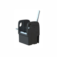 The Arcora Ecoblack plastic press, a black-gray manual mop press from Arcora International GmbH (255 x 240 x 340 mm), is designed for commercial cleaning and effective waste management, shown here against a white background.