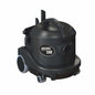 The Arcora Ecoblack S9Q The Vacuum Cleaner For Building Cleaning by Arcora International GmbH is a black canister vacuum with a handle, wheels, hose connection, and brand name on the side, depicted on a white background.
