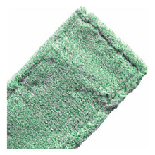 Close-up of the Arcora MICRO GREEN DB - FC WITH COVER microfiber product from Arcora International GmbH, in green and gray colors with quilted edges, perfect for professional cleaning applications, on a white background.