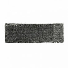 The dark gray Arcora Excellent Scrub-Hedgehog 2.0 Fc-Mop Gray Hedgehog Bristle with color coding from Arcora International GmbH lies flat and is ideal for efficient floor cleaning with its textured surface and neatly processed edges.
