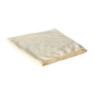 An AMPri Clean Comfort microfiber cloth 40 x 40, branded by AMPri Handelsgesellschaft mbH, lies neatly folded on a plain white background. It features a cream color with a yellow border and offers clean comfort in any environment.