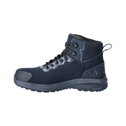 Safety boots, electrical protection Safety ankle boots SB, black-blue
